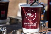 Coffee-Bike Hamburg, bio, fairtrade, Barista, mobiles Catering, mobile Kaffeebar, Kaffeespezialitäten, Kaffeebecher